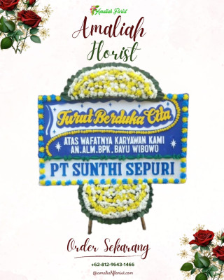 Papan Bunga Duka di Jita