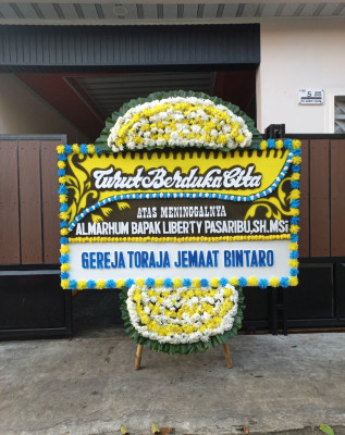 Papan Bunga Duka di Jita