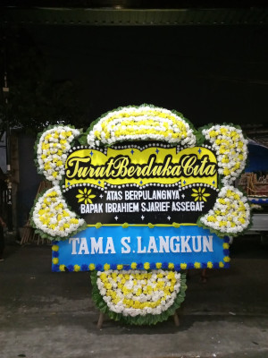 Papan Bunga Duka di Jita